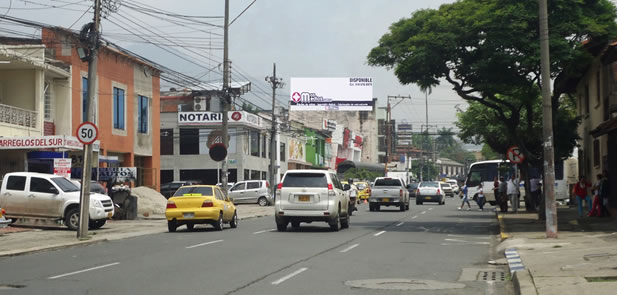 valla publicitaria cali calle 7