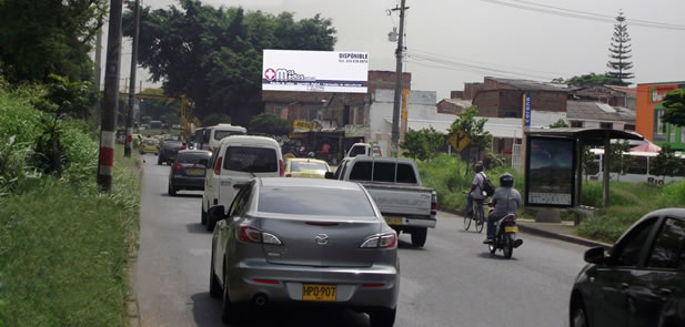 valla publicitaria cali simon bolivar